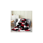 Women Cheetah Printed Blanket Lightweight,Colorful Throw 50x60 Inch