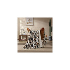 Reversible Faux Fur Throw Blanket for Couch or Bed, 50 x 70