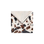 Reversible Faux Fur Throw Blanket for Couch or Bed, 50 x 70