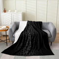Leopard Cheetah Print Flannel Fleece Blanket 40" x50 Plush
